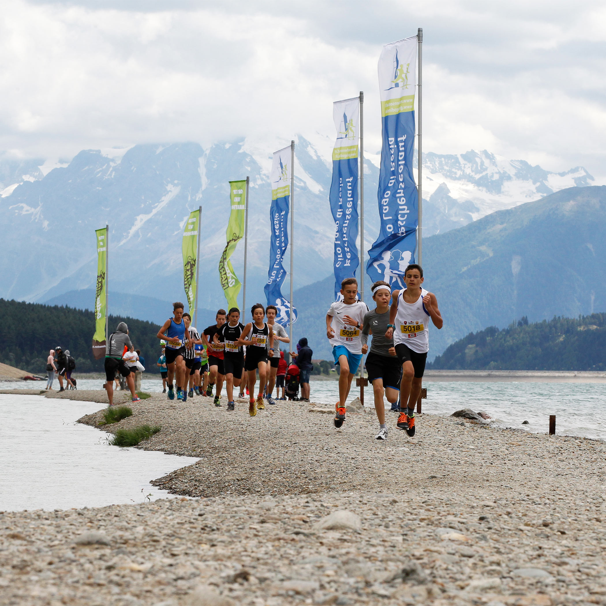 Kids run Reschenseelauf