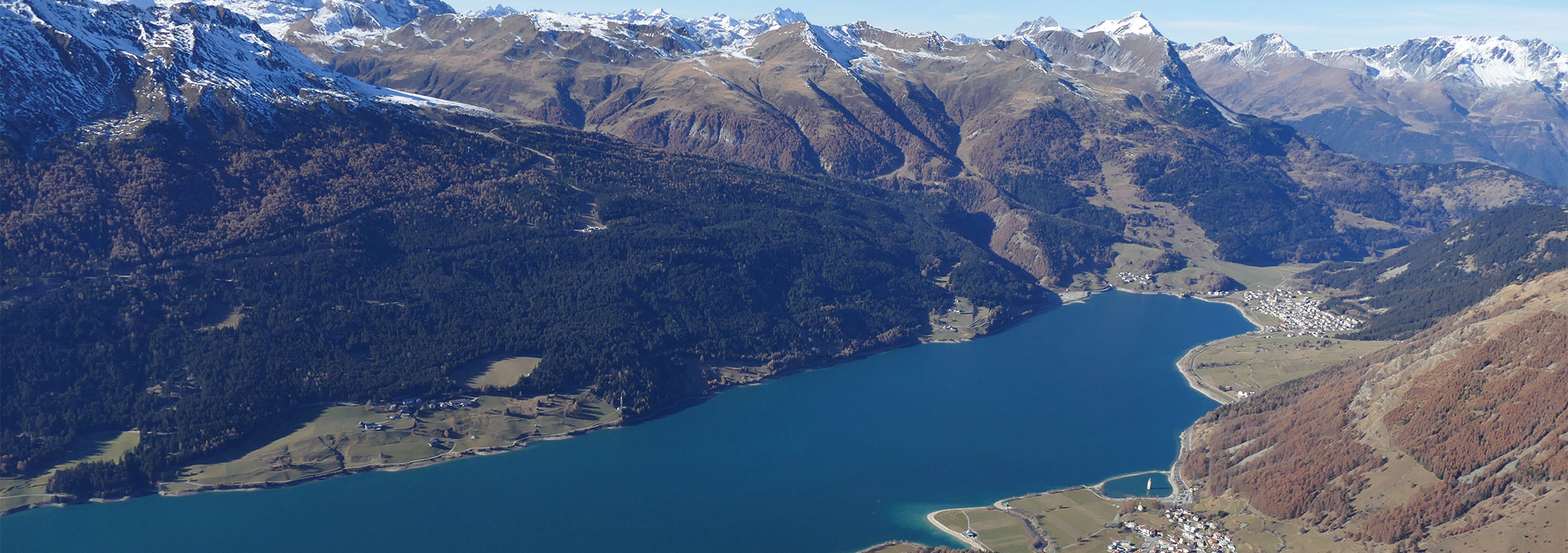View of the Reschen lake
