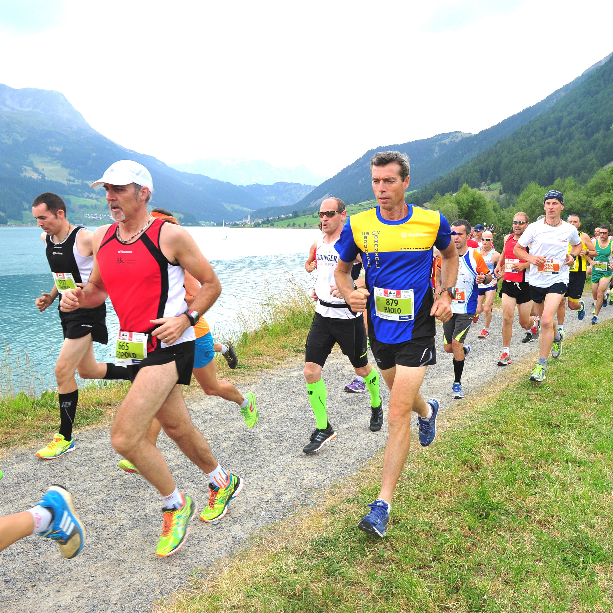 Hautplauf vom Reschenseelauf