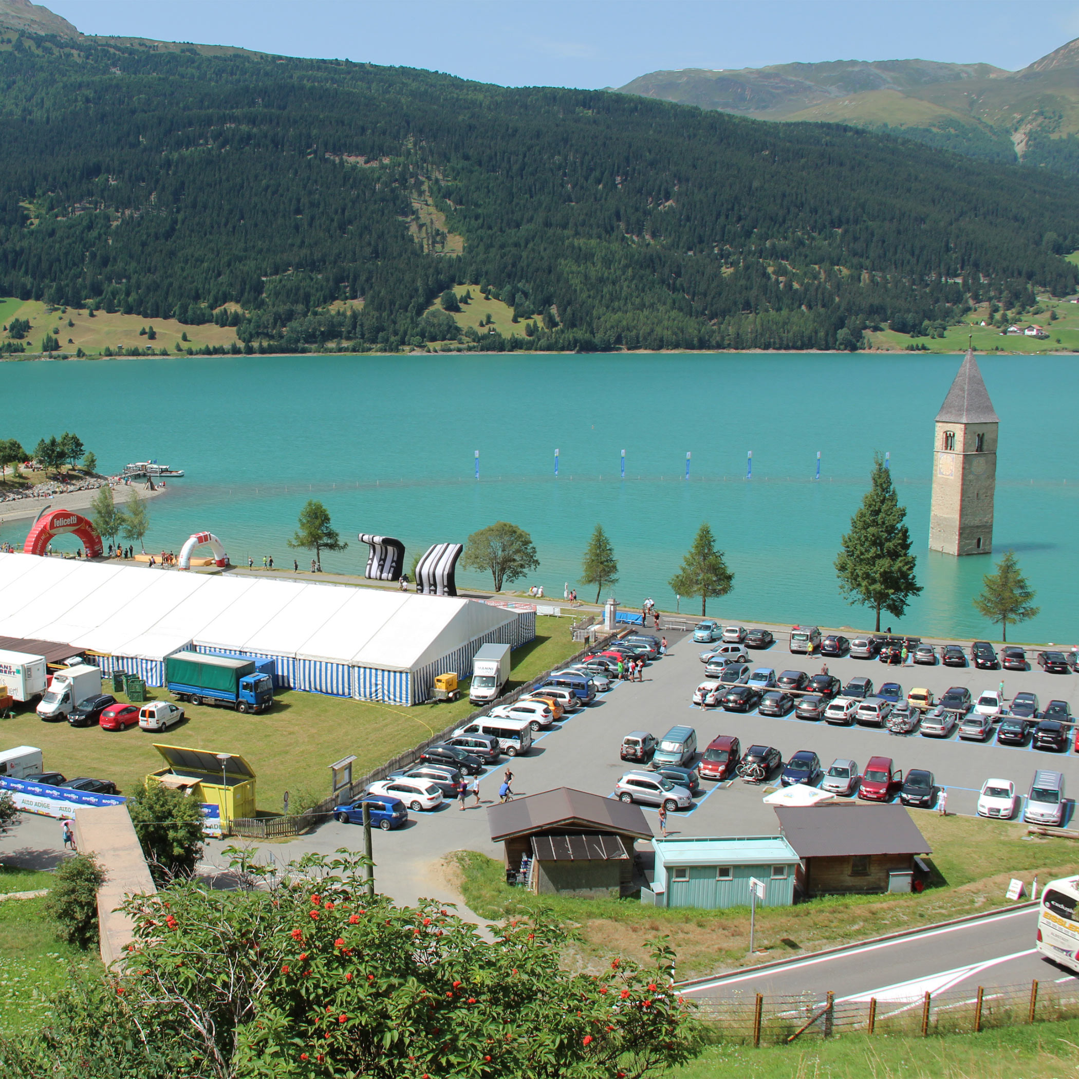 Luftaufnahme vom Gelände